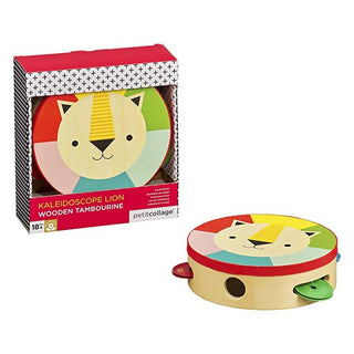 Petite Collage - Tambourine - Lion Wooden