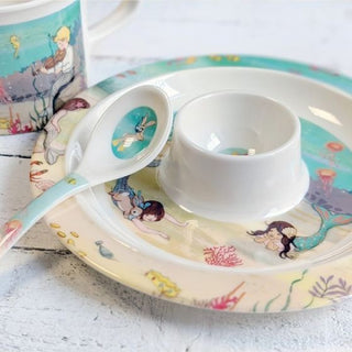 Belle & Boo – Mermaid Egg-cup Breakfast Set 3pc Set