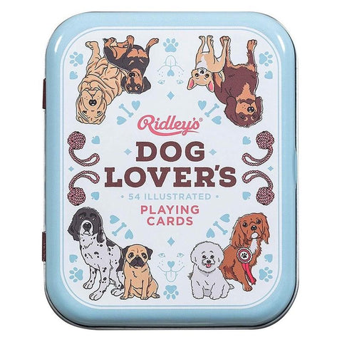 Ridleys Playing Cards Dog Lovers - Pink Poppies 