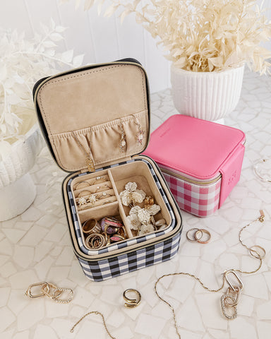 Louenhide Tara Jewellery Box - Pink Poppies 