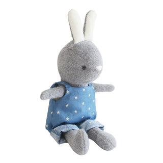 Alimrose Baby Benny Bunny - Blue Star - Pink Poppies