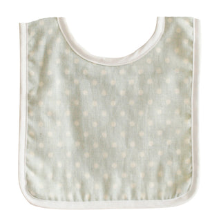 Alimrose Bib Duck Egg Blue - Pink Poppies