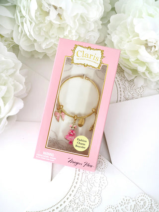 Claris Charm Bracelet - Pink Poppies