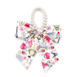 Claris Pearl Hair Elastic With Bow