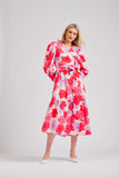 Shirty Skirt Nina Spring Floral Sm - Pink Poppies 