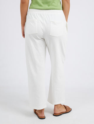 Foxwood Pant Jordan White - Pink Poppies
