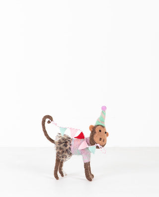 Xmas Carousel Hanging Circus Monkey W Tutu