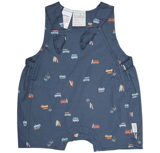 Toshi Baby Romper Nomad Malibu - Pink Poppies