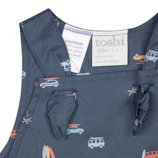 Toshi Baby Romper Nomad Malibu - Pink Poppies