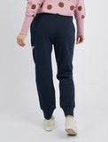 Elm Pant Rising Star Lounge Sapphire - Pink Poppies 