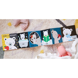 Petite Collage - Book Day & Night - Pink Poppies