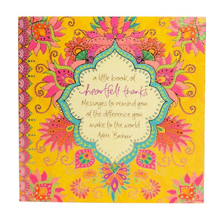 Intrinsic Quote Book Heartfelt Thanks - Pink Poppies