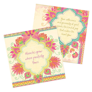 Intrinsic Quote Book Heartfelt Thanks - Pink Poppies