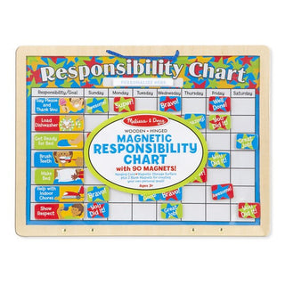 Melissa&doug Responsibility Chart - Magnetic - Pink Poppies