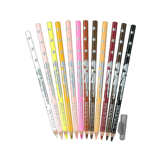 Top Model Pencils Natural 12pc - Pink Poppies
