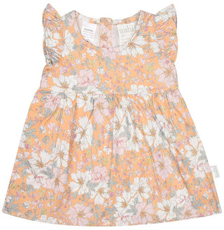 Toshi Baby Dress Yasmin Tamarind - Pink Poppies
