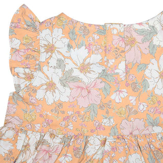 Toshi Baby Dress Yasmin Tamarind - Pink Poppies