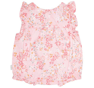 Toshi Baby Romper Athena Blossom - Pink Poppies