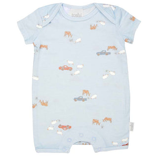 Toshi Onesie Ss Sheep Station - Pink Poppies