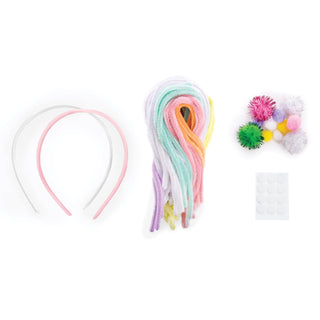Discovery Zone Make Your Own Bunny Headbands 2pcs Set Multi-coloured