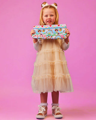 Somewhere Co Pencil Case Mini Id - Rainbow Garden