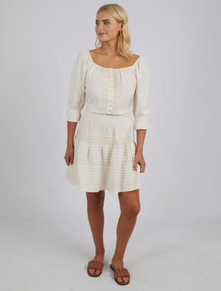 Elm Skirt Market Pearl - Pink Poppies