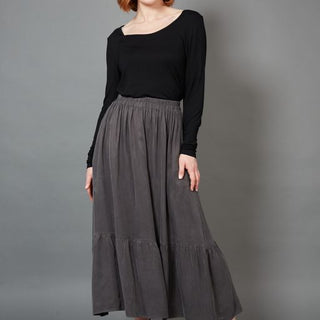 Eb/ive Skirt Maxi Vienetta Fossil - Pink Poppies