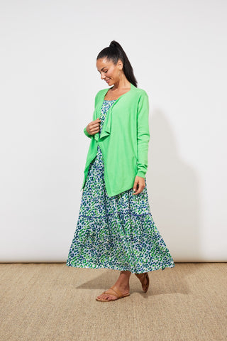 Haven Cardigan Oahu Limeade - Pink Poppies