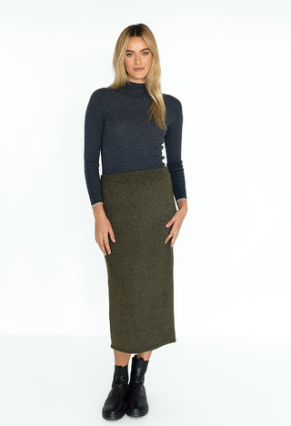 Humidity Skivvy Papillon Charcoal - Pink Poppies