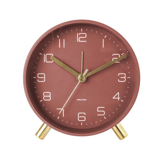 Karlson Lofty Alarm Clock - Pink Poppies