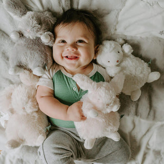 Bunnies By The Bay Bunny Wee Petal Pink - Pink Poppies