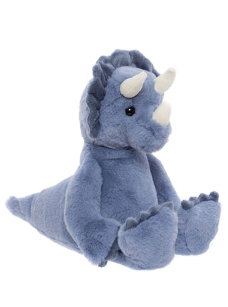 Charlie Bear Troy Triceraptops Denim Blue