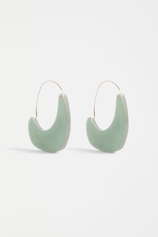 Elk Earrings Neve - Jade Green