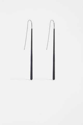 Elk Earrings Ospenn Drop - Black