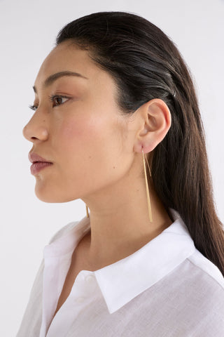 Elk Earrings Ospenn Drop - Gold