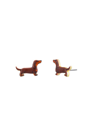 Tigertree Earrings Wilhelmina - Chocolate