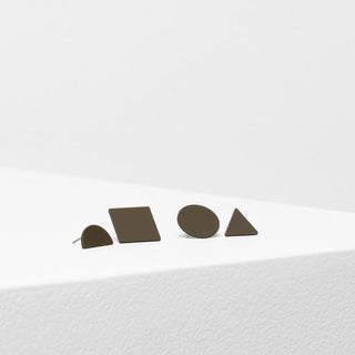 Elk Earrings Studs Gards Olivine - Pink Poppies