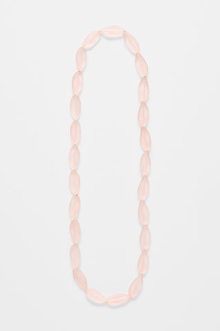 Elk Necklace Lias Frosted Light Pink - Pink Poppies