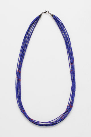 Elk Necklace Vavd Cobalt - Pink Poppies