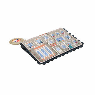 Vendula Heritage Victorian Dolls House Zip Card Coin - Pink Poppies