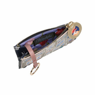 Vendula Heritage Victorian Dolls House Zip Card Coin - Pink Poppies