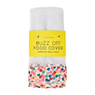 Buzz Off Food Cover Confetti Large