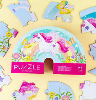 Croccreek Puzzle 12pc - Sweet Unicorn