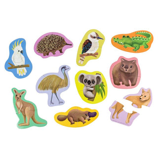 Croccreek Puzzle Lets Begin 2pc - Aussie Animals