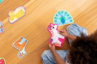 Croccreek Puzzle Lets Begin 2pc - Unicorn