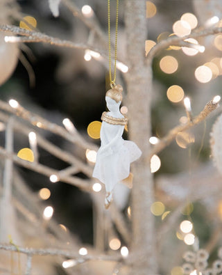 Xmas Papaya Fable Ballerina Hanging 3pc - Pink Poppies