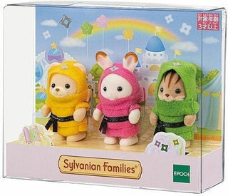Sylvanian Families - Costume Cuties Baby Trio (ninja)