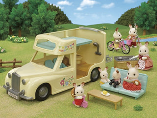 Sylvanian Families - Family Campervan - Pink Poppies