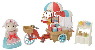 Sylvanian Families - Popcorn Delivery Trike - Pink Poppies