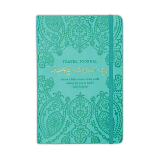 Intrinsic Luxe Travel Journal Turquoise Twist
